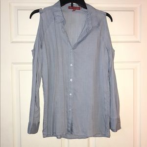 denim looking blouse, never worn